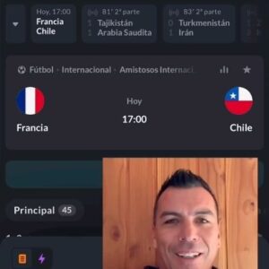 Esteban Paredes Instagram - 🇨🇱¡Juega a La Roja!🇨🇱

Francia vs Chile

¿Quién crees que gane?

👉💻Juega confiao' y espera a celebrar con nosotros.

#Deporte #francia #Chile #juegoseguro #betting #juegaenlinea