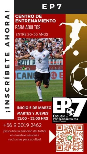 Esteban Paredes Instagram - Nuestros entrenamientos están diseñados para todos los niveles, desde principiantes hasta jugadores experimentados. Te ofrecemos:

Entrenamientos profesionales dirigidos por entrenadores calificados.
Sesiones de entrenamiento divertidas y desafiantes que te ayudarán a mejorar tu juego.
Partidos amistosos para poner en práctica tus habilidades en un ambiente relajado y divertido.

Una comunidad acogedora y amistosa de apasionados del fútbol que comparten tu amor por el deporte.

¡No importa si juegas por diversión o quieres mejorar tu juego, nuestra escuela es el lugar perfecto para ti! 

¡Inscríbete ahora y comienza a disfrutar del fútbol como nunca antes lo habías hecho!