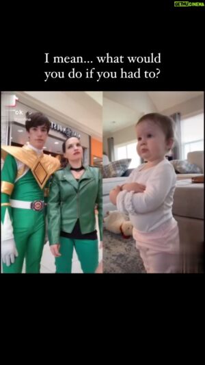 Ethan Fineshriber Instagram - I mean really… what would you do if you had to team up with an evil empress who deceived you to help destroy earth? Can ya blame me? 😜🤣💚 @karlahernandez831 I still love you!!! #teamrita #ritarepulsa #tommyoliver #greenpowerranger #greenpowerrangercosplay #powerrangercosplay #powerrangers #mmpr #mightymorphinpowerrangers #ethanfineshriber #ninjakidztv #ninjakidstv #ninjakids #ninjakidz