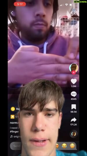 Ethan Fineshriber Instagram - I definitely was NOT expecting that!!!! #thumbtrick #ethanfineshriber