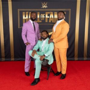 Ettore Ewen Instagram - Honored to be a small part of Thunderbolt Patterson’s Hall of Fame induction. 
Suits by @davidalanstyle.