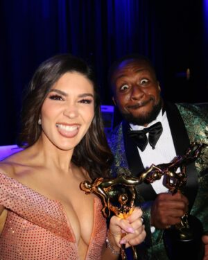 Ettore Ewen Instagram - Bless you, @cathykelley. One heck of a co-host! #Slammys