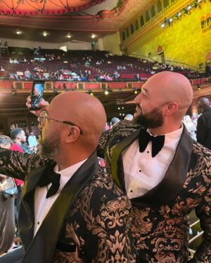 Ettore Ewen Instagram - Abundantly grateful to attend the @naacpimageawards as nominees for Outstanding Animated Short Film for “Bridges.” So grateful for this group of men and the journey we’ve shared building @ourheroesrock. And a special shout out to @kingtroi for styling us!