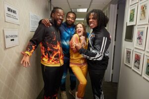 Ettore Ewen Instagram - We had a wardrobe change to boot!
Tracksuits brought to you by @goldsheepclothing!