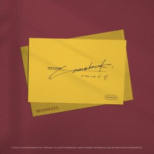 Eun Ji-won Instagram - #SECHSKIES #젝스키스 #NEWALBUM #20200128 #YG