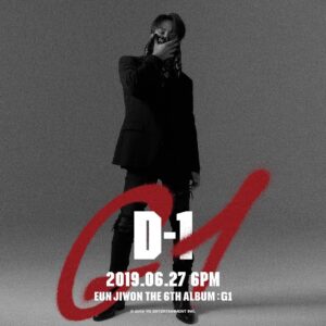 Eun Ji-won Instagram - #EUNJIWON #은지원 #G1 #THE6THALBUM #불나방 #ImOnFire #D_1 #NEWRELEASE #20190627_6PM #YG