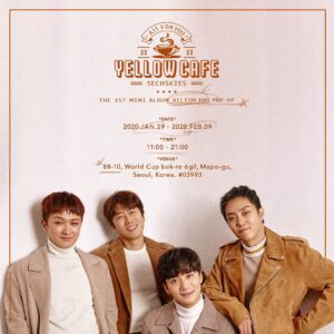 Eun Ji-won Instagram - #SECHSKIES #젝스키스 #THE1STMINIALBUM #ALLFORYOU #YELLOWCAFE #YG