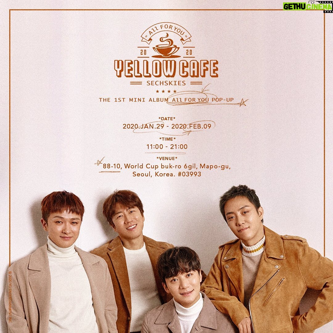 Eun Ji-won - 34.4K Likes - #SECHSKIES #젝스키스 #THE1STMINIALBUM #ALLFORYOU #YELLOWCAFE #YG