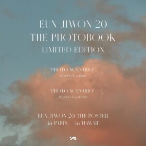 Eun Ji-won Instagram - EUN JIWON 20 THE PHOTOBOOK

2021.03.18 RELEASE

#은지원 #EUNJIWON #20_THE_PHOTOBOOK #PARIS #HAWAII #YG