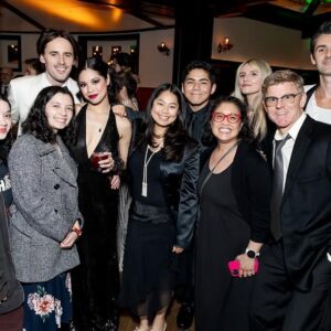 Eva Noblezada Instagram - All smiles because @bwaygatsby is OPEN and i love so many people so much!! 😭🎊🥂❤️💐 grateful is an understatement ❤️ thank you thank you thank you everybody. Cheers, to our entire team of wizards and extremely kind and talented people. It was a magical night for the books. And BOYYY is it gonna be a sexy season of Broadway 🙌🏽🤍 thank you to everyone whose come to the show and ro all who have bought tickets! Your support of theatre means everything! 🤍
{styled @meemmap makeup @chelseagehr hair @sky.kxm}
Red Carpet @michaelandrewsbespoke @nadrijewelry @stuartweitzman @retrofete 
After Party @frederickanderson_designer @agentprovocateur @nadrijewelry @dauphinesofny @ninashoes ❤️
