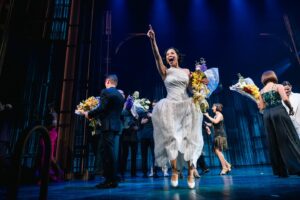 Eva Noblezada Instagram - All smiles because @bwaygatsby is OPEN and i love so many people so much!! 😭🎊🥂❤️💐 grateful is an understatement ❤️ thank you thank you thank you everybody. Cheers, to our entire team of wizards and extremely kind and talented people. It was a magical night for the books. And BOYYY is it gonna be a sexy season of Broadway 🙌🏽🤍 thank you to everyone whose come to the show and ro all who have bought tickets! Your support of theatre means everything! 🤍
{styled @meemmap makeup @chelseagehr hair @sky.kxm}
Red Carpet @michaelandrewsbespoke @nadrijewelry @stuartweitzman @retrofete 
After Party @frederickanderson_designer @agentprovocateur @nadrijewelry @dauphinesofny @ninashoes ❤️