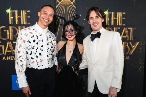 Eva Noblezada Instagram - All smiles because @bwaygatsby is OPEN and i love so many people so much!! 😭🎊🥂❤️💐 grateful is an understatement ❤️ thank you thank you thank you everybody. Cheers, to our entire team of wizards and extremely kind and talented people. It was a magical night for the books. And BOYYY is it gonna be a sexy season of Broadway 🙌🏽🤍 thank you to everyone whose come to the show and ro all who have bought tickets! Your support of theatre means everything! 🤍
{styled @meemmap makeup @chelseagehr hair @sky.kxm}
Red Carpet @michaelandrewsbespoke @nadrijewelry @stuartweitzman @retrofete 
After Party @frederickanderson_designer @agentprovocateur @nadrijewelry @dauphinesofny @ninashoes ❤️