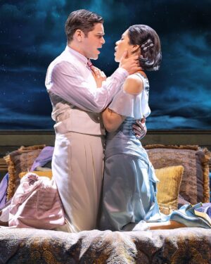Eva Noblezada Instagram - #EvaNoblezada stars as Daisy Buchanan in the new Broadway production of #TheGreatGatsby. She spoke with @samuel.p.maude about learning to set boundaries, the fifth anniversary of #Hadestown, and what excites her about taking on a classic character like Daisy. “It’s all about context for me, it’s all about information. I don’t want to see it as playing a character, because then I feel like I become rigid, and I feel like my idea around the human that I’m playing becomes way too structured in a way where I can’t add any heart or flesh to it,” she says. Read more from the #Showstopper at the link in bio.