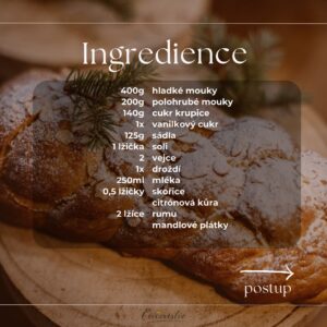 Eva Tomečková Instagram - Vánoční čas je tady a s ním i vůně domácí vánočky! 🎄 Dnes sdílím recept na tu naší vánoční pochoutku, kterou si můžete připravit doma. Protože snídat na Štědrý den vlastní vánočku je prostě nádhera ☺️ Stačí pár jednoduchých ingrediencí a trocha lásky a vánočka je na světě! ❤️ 
📖 Recept máte v příspěvku, tak stačí posunout na druhou a třetí fotku a máte ho i s postupem hezky přehledně.
Budu navíc moc ráda, pokud mi pak pošlete fotky, jak se vám Vánočka podle mého receptu povedla a jak vám chutnala 🌟

Užijte si tu neskutečnou vůni vánočky a přeji vám krásné vánoční chvíle! ✨ 

#Recept #DomácíVánočka #VánočníPečení #evicenstvo #vanocka #svatky #klid #domacipeceni #domaci #trinec #ostrava #praha