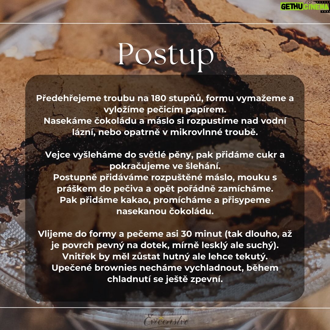 Eva Tomečková - 55 Likes - Máte rádi čokoládu? 🍫 Ano? ❤️ Tak to vám dnes udělám radost.. dnes vám totiž nasdílím recept, který je nabitý čokoládou a miluju ho nejen já, ale zbožňují ho i moje děti a to je to nej doporučení! ✨
Mluvím tady o ČOKOLÁDOVÉM BROWNIES🍪
Tohle brownie je vláčné, jednoduché, nebesky čokoládové a jemně křupavé 🤎
Jednoduché a rychlé recepty jsou nejlepší a tohle je jeden z nich. Vyzkoušíte ho? 👩🏻🍳
Pokud ano, tak dejte vědět, jak se vám povedlo a nezapomeňte si recept uložit 🤩🤎📌
#ChocolateBrownie #ČokoládovéBrownie #BakingJoy #RadostZPečení #SweetMoments #SladkéChvíle #HomemadeHappiness #DomácíŠtěstí #DessertLove #LáskaKDezertům #BakeFromHeart #PečeníZeSrdce #CulinaryAdventure #KulinářskéDobrodružství #FoodieLife #ŽivotFoodie #ComfortFood #JídloProDuši #ShareTheLove #SdílejteLásku #TreatYourself #doprejtesi #evicenstvo #trinec #ostrava #praha