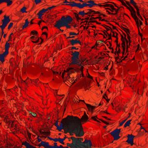 Eve Instagram - 2023.03.22 New Release

「虎狼来」

サンタマリア 起死回生の一打を放ってくれ
湿っぽいのはいらんな 爽快に派手にやって終い
その答えは自問自答の向こう側にあんだしょうがない
アンダーグラウンドな世界の中

井の中の蛙大会優勝者 未練たらたら
SNS に夢中 自尊心なんてとうに無いなって
愛を謳っては 愛されたことない未体験 応えよ
毎度退場生涯引退生活安泰で居たい

別に不満などないけれど 描いた夢と違うけれど
なぜか心に穴が空いたようだ 気づいてしまうから

ありきたりな人生に　今ピリオドを打て

爆ぜるようなこの気持ちが
抑えようもない衝動が
望み通り叶わない
現実になってまだまだ
くたばってなんかないぜ
神に誓って泣いた思い出
実態ない将来に不安定で痛い

騒ぐ心の音を聞こう
夢の狭間で廃れぬよう

足を止めていられぬよう
虎狼来 迷子ステイホーム

言葉では なんとでも言えるここが正念場
そういや外野は 愛のないDis カッション 派手にやってくれ
その結果が全てなんだ 許しがたいが
チャンスは1 回だ まだ生かしてくれよ世界の中

定かではないがまだ僕の中には
数 数多余すこともない事実が
虎狼に飼いならされるこの毎日が
嫌 食べられて終い

実は不安しかないけれど 描いた夢もないけれど
だから心に穴が空いたようだ 気づいてしまった

ありきたりな人生に　今ピリオドを打て

爆ぜるようなこの気持ちが
抑えようもない衝動が
望み通り叶わない
現実になってまだまだ
くたばってなんかないぜ
神に誓って泣いた思い出
実態ない将来に不安定で痛い

騒ぐ心の音を聞こう
夢の狭間で廃れぬよう

足を止めていられぬよう
虎狼来 迷子ステイホーム