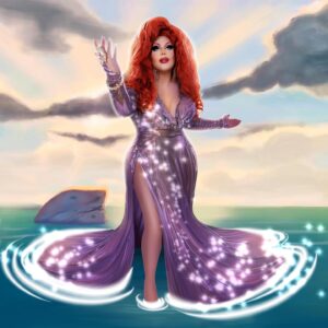 Eve 6000 Instagram - 🐠 I don’t know when, I don’t know how, but I know something’s starting right now... 🐠 ⠀
⠀
I’ve always loved this part of the movie. Probably because this is when Ariel finally got her father’s approval 😭⠀
⠀
📸 @thats_hawesome⠀
💇🏼 @wigzbywarchild⠀
👗 @theconnielyngus⠀
🎨 background re-painting and expansion: me!