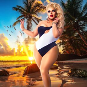 Eve 6000 Instagram - I finally got my beach body ready! Hanlan‘s anyone?⠀
⠀
📸 @kristyboyce⠀
🖌 @retoucher_ryan⠀
💇🏼‍♀️ @theconnielyngus x @baehmbaehmwigs⠀
🩱 @theconnielyngus