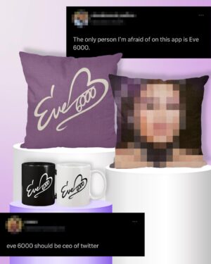 Eve 6000 Instagram - The only person im afraid of is @allabouteve6000 
.
NEW @allabouteve6000 merch available NOW! 💜👀