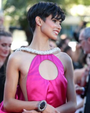Ève Gilles Instagram - Sublimée par une création du couturier Stéphane Rolland, Eve Gilles, Miss France 2024, a illuminé le tapis rouge du @festivaldecannes ! 🎥✨

Vêtue d’une robe somptueuse et arborant un sourire radieux, Miss France 2024 a incarné l’élégance et la beauté à la française dans toute sa splendeur🇫🇷

👗: @stephanerolland_paris 
💄: @cerfwillmakeuphair 
💍: @mauboussin_officiel 
📸: @sipa.press 

#cannes2024 #cannesfilmfestival 

*invitation