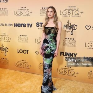 Eve Lindley Instagram - Thank you @criticschoice for honoring our very own earth angel @lukegilford with Breakthrough Director Award at the first annual celebration of LGBTQ  Cinema and Television. There is no one more deserving ❤️‍🔥 Congratulations to my sisters @mjrodriguez7 and @shakeenz on their well deserved wins as well!
Thank you @veronica.graye  and @blondiewoodbeauty for this dreamy look! Stream now on HereTv!
