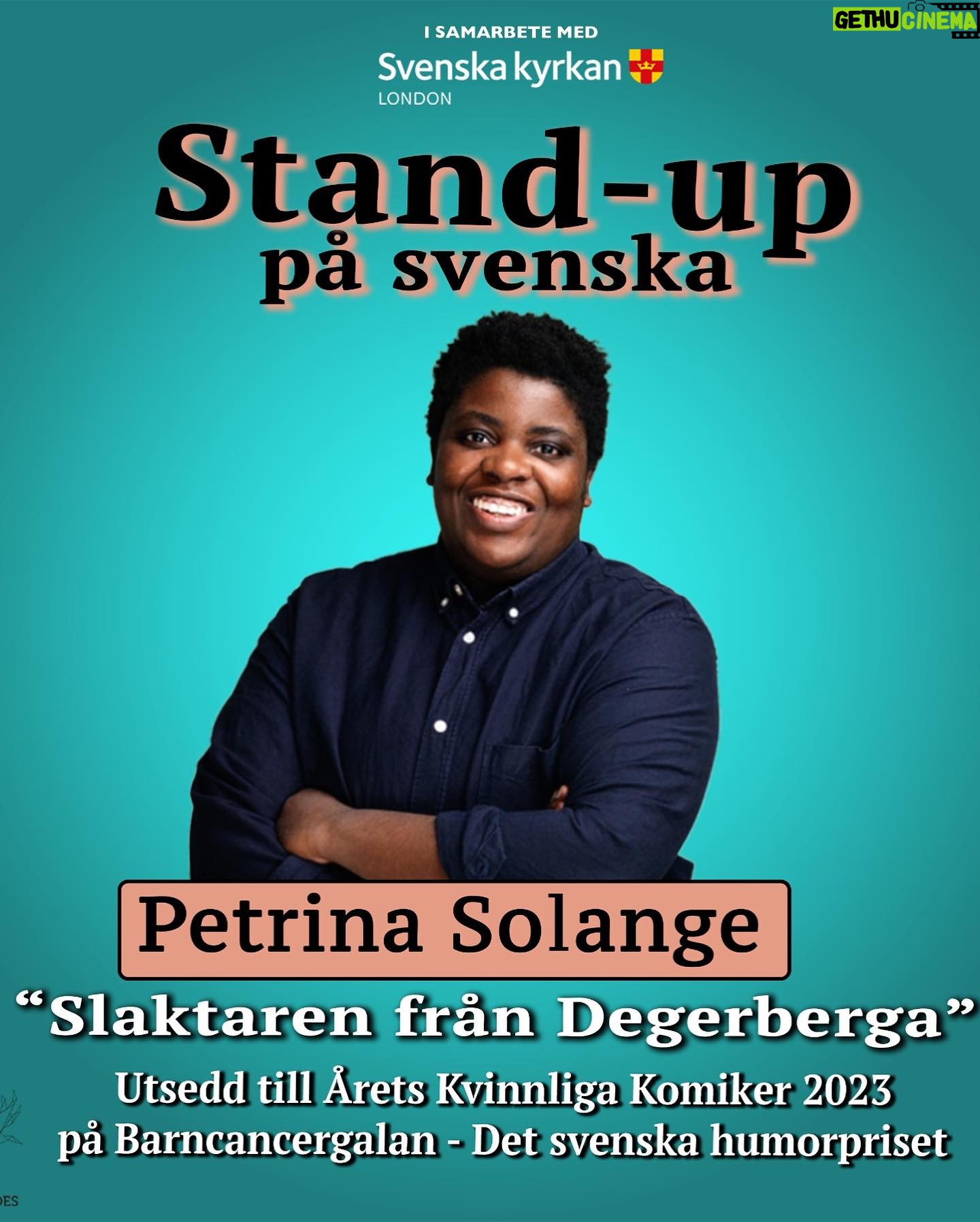 Evelyn Mok - 319 Likes - STAND-UP PÅ SVENSKA 18 MAJ 🇸🇪🎤
I samarbete med Svenska Kyrkan London har fem av Sveriges främsta komiker tagit sig över strömmen för att underhålla alla svenskar i London på svenska i London!
På scen ser ni:
Petrina Solange @petrinasolange , ”slaktaren från Degerberga” är en av Sveriges främsta komiker, korad till Årets Kvinnliga Komiker flera gånger om, har hon en egen stand-upspecial på SVT ”Nu är jag här” och syns även regelbundet i alla svenska humorprogram.
Ato Karlsson @atokarlsson ,publiksnackskungen med över 120k följare online och flertalet virala klipp är en direkt publikfavorit var han än kliver på scen.
Evelyn Mok @evelynmok ,den fd London-svensken som gjort sig en karriär i Storbritannien efter ett decennium i landet har synts i program som Mock the Week (BBC), Hypothetical (DAVE) och även hörts i James Acasters podd Springleaf.
Daniel Sanchez @danielsanchez66 , skämtkungen från Rinkeby som även är satiriker av rang med det egna humorinslaget ”Veckans D.S.” För tidskriften Dagens Nyheter manusförfattare han även för SVTs ”Svenska Nyheter”.
Donatas Kveselys @donataskveselys ,balten från Göteborg som fått Sverige att skratta i flera år, gör äntligen sin London-debut!
Biljetter hittar ni i länken på vår profil! 🎟️
Ni vill inte missa denna fantastiskt roliga kväll i humorns anda! 😂🤣 #svenskstandup #londonswedes #swedishstandup