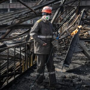 Evgeniy Maloletka Instagram - UKRAINE, POWER PLANT ATTACK

“An Armageddon,” recounting the March 22 attack in which Russia unleashed more than 60 exploding drones and 90 missiles across Ukraine. Officials said it was the most brutal attack on the country’s energy infrastructure since the full-scale invasion. “I wasn’t scared at first, but we got scared when we saw the consequences,” said Taras.
The renewed intensity is alarming because of the accuracy and volume of recent strikes, signaling to Ukrainian officials that Russia is armed with better intelligence and fresh tactics in its campaign to annihilate the country’s power generation capacity, and bring its economy to a halt. Moscow also appears to have learned how to most effectively take advantage of Ukraine’s air defense gaps. More such attacks are only inevitable, power workers and analysts said, leaving officials scrambling for ways to defend energy assets.
DTEK, Ukraine’s largest private energy company, lost 80 percent of its power generation capacity in large-scale Russian attacks on March 22 and 29, the company said. Thermal and hydrogen plants were destroyed across the country. Russia targeted transmission networks as well, striking transformers and nodes operated by Ukrenergo, undermining Ukraine’s ability to not only generate electricity but distribute it also.
The attacks, which struck thermal and hydro-electric plants, plunged large swathes of the country into darkness, not seen since the first days of the full-scale invasion. They also tested Ukraine’s proven resilience. Armed with western air defense systems, power workers were previously able to recover fairly quickly after attacks and restore power lines. That was not so after March 22. The Kharkiv region, which borders Russia and was the worst-hit, is still suffering from power outages weeks after the strikes.
“Power infrastructure is something everything depends on, if there’s no power, nothing works: Plants don’t work, people are left without internet, you won’t even know when the missiles are flying at you.”

#ukraine #russia #invasion #war #powerplant