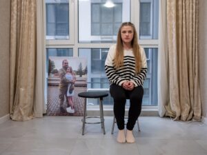 Evgeniy Maloletka Instagram - WAITING FOR YOU

According to Ukraine’s National Police, more than 30,000 people have been reported missing in the last 24 months.

6) Larysa, 31, with her 4 y.o. daughter, Olha, await the return of her husband Mykola in Kyiv. Mykola, a Ukrainian serviceman with the 30th Brigade went missing during fighting in Ozarianivka, on Nov. 2, 2022. Ukrainian forces later reclaimed the positions, finding his armored vest, phone, and military ID card. 

7) Maria Lezhnova, 52, sits surrounded by her pets as she waits for her son Hryhorii in Kyiv. Hryhorii Polevyi, 29, a military medic with the 120th Battalion went missing at the frontline in Mayorsk, on November 4, 2022. The day before he vanished, he sent a message to his mother saying simply: “Love you very much, I will go without connection for some time.”

8) Olena Diachenko, 38, along with her children Maksym, 13, Margaryta, 10, and Myroslava, 5, await the return of husband Oleksandr in Mala Ofirna. Oleksandr Diachenko, 37, serviceman of the 30th Brigade missed during fighting in Bohdanivka, on March 4, 2023. “Children don’t wish for presents on their birthdays; they wish for their father to come back,” Olena said.

9) Liubov Opanasenko, 72, sits at home waiting for the return of her husband Oleksandr in Svitilna. A local resident Oleksandr, 71, disappeared on March 9, 2022, during the Russian occupation of Svitilna. He was taken from his home by Russian forces and no one has seen him since. “Hope is all that’s left, but it’s there. Whenever someone returns from captivity, I immediately look to see if it’s him,” Liubov said.

10) Hanna Rudak, 27, sits in her rented apartment while waiting for the return of her husband Andrii in Kyiv. Andrii Rudak, 28, a Ukrainian serviceman disappeared during the fighting in Odradivka, on Oct. 15, 2022. Hanna dreams of Andrii returning to her alive. “You look at Russian Telegram channels, there lies a body, unrecognizable, and you scrutinize it by the uniform, by the hands, by the hair, hoping it’s not him.”

@apnews Producer @alexxbabenko 
#russia #ukraine #war #invasion 
Camera @fujifilm_ukraine