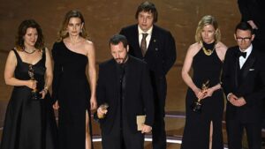 Evgeniy Maloletka Instagram - “I would give up all the recognition for Russia not killing tens of thousands of my fellow Ukrainians,” said @mstyslav.chernov while accepting the Oscar, which he said is the first in the country’s history.

Mstyslav Chernov’s @20daysinmariupol a harrowing first-person account of the early days of Russia’s invasion of Ukraine in 2022, won the best documentary Oscar on Sunday night.

A joint production of @apnews and @frontlinepbs the Oscar — and nomination — was a first for both Chernov, an AP video journalist, and the 178-year-old news organization. This was the third nomination and first win for “Frontline.”

Chernov, photographer Evgeniy Maloletka and producer @vasilisastepanenko arrived an hour before Russia began bombing the port city. Two weeks later, they were the last journalists working for an international outlet in the city, sending crucial dispatches to the outside world showing civilian casualties of all ages, the digging of mass graves, the bombing of a maternity hospital and the sheer extent of the devastation.

“We can make sure that the history record is set straight and the truth will prevail, and that the people of Mariupol, and those who have given their lives, will never be forgotten. Because cinema forms memories and memories form history.”

Chernov ended his speech by switching to his native language, uttering his nation’s salute, “Slava Ukraini,” which means “Glory to Ukraine.”

Statuettes were awarded to Chernov, producer and editor @michellemizner and producer @raneyaronson ; AP Vice President @derlmcc is also a credited producer on the film and was among those onstage to accept the award.

It’s an honor to be part of large team that worked on the film.

📸 @patrickfallon
