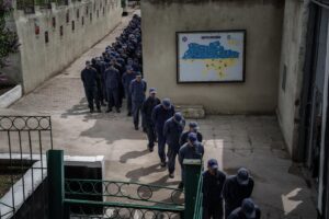 Evgeniy Maloletka Instagram - RUSSIAN PRISONERS OF WAR get to make phone calls home. UKRAINIANS DON’T.

FAR WESTERN UKRAINE — Precious few choices are available to Alexander, a 26-year-old Russian soldier, since his capture: Clothes, meals and the hours of his day are rigidly accounted for in the camp for prisoners of war.
But Ukraine allows Alexander to call home to his family in Kursk, a Russian city about 60 miles (100 kilometers) from the Ukrainian border, and he says that has kept him grounded.
It is a lifeline unavailable to Ukrainian POWs. Now, infuriated Ukrainian families are demanding an end to the phone calls imprisoned Russian soldiers get to make.
“To be able to talk to your loved ones is worth a lot. I’ve already been in prison for almost a year. I’m losing my mind,” Alexander told The Associated Press during a recent visit for several news outlets to Ukraine’s main POW camp, as he completed his work shift. “People are not made of steel.”
He said the brief conversations, closely monitored by his Ukrainian captors, pulled him from the brink of despair – even though for him and all Russian POWs, the calls are growing rarer by the week….

Text LORI HINNANT
https://apnews.com/article/585d93ec00fe7a80a9c520e265ac5a6d