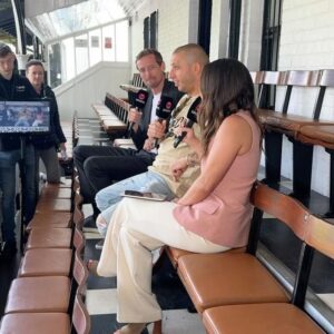 Example Instagram - Always a lovely day out at the Cottage (despite the result). Thanks for the hospitality as always FFC & TNT Sports

Who’s winning the league ? 

#fulhamfc #mcfc #crouchy #example #tntsports #premierleague