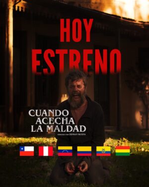 Ezequiel Rodríguez Instagram - 🪓HOY ESTRENO en 🇨🇱🇵🇪🇻🇪🇨🇴🇪🇨🇧🇴

Ya en cines de: 🇦🇷🇧🇷🇪🇸🇲🇽🇵🇾🇵🇦🇨🇷🇬🇹

🩸@cuandoacechalamaldad una película de Demián Rugna @Demianrugna.

Productores: Roxana Ramos @roxanaramos10 y Fernando Diaz @fernandodiazcine.
Producida por @aramos_cine, @machacofilms y @shudder.

🏆🇪🇸Ganadora MEJOR PELÍCULA en la competencia oficial de @sitgesfestival

🏆🏆🇲🇽Ganadora MEJOR PELÍCULA y PREMIOS DEL PÚBLICO en @morbidfest

🇺🇸Estrenada en Estados Unidos en 800 salas, ovacionada en su estreno mundial en tiff🇨🇦 y con exitosa participación en @Fantastic.Fest (Austin) y @BeyondFest (Los Angeles). 
Elenco:
PEDRO, Ezequiel Rodríguez @ezequielagustinrodriguez
JIMI, Demián Salomón @demian.salomon
MIRTHA, Silvina Sabater @silvinasabater
SABRINA, Virginia Garófalo @vir_garofalo
RUIZ, Luis Ziembrowski @ziembro
JAIR, Emilio Vodanovich @emilio.voda
SANTINO, Marcelo Michinaux @marcelomichinaux
SARA, Paula Rubinsztein @paularubinsztein
JIMENA, Desirée Salgueiro @desiree_salgueiro
LEO, Federico Liss @federico.liss
Niña llorona: Agustina Chiara Aguilera @locosdelaenzima

Redes: @francolovisolo

#CuandoAcechaLaMaldad #CALM #DemianRugna #AramosCine #MachachoFilms #Shudder #Terror #Cinedeterror #Cinedegenero #Cine #CineArgentino #Estreno
@incaa_argentina @bloodwindow