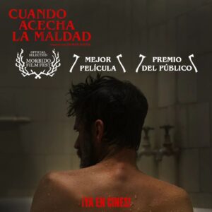 Ezequiel Rodríguez Instagram - 🪓🏆MEJOR PELÍCULA Y PREMIO DEL PÚBLICO en @morbidofest 2023🇲🇽!!! MEXICO !
CALM sigue cosechando premios, esta vez en el festival más importante de cine de TERROR luego de Sitges.

🩸@cuandoacechalamaldad YA EN CINES! 

🎟️Comprá tus entradas ahora porque VUELAN!! (Link en bio) 

🇦🇷 Una película de Demián Rugna @Demianrugna. 

🏆Ganadora MEJOR PELÍCULA en la competencia oficial de @sitgesfestival

🇺🇸Estrenada en Estados Unidos en 800 salas, ovacionada en su estreno mundial en tiff🇨🇦 y con exitosa participación en @Fantastic.Fest (Austin) y @BeyondFest (Los Angeles). 
Productores: Roxana Ramos @roxanaramos10 y Fernando Diaz @fernandodiazcine.
Producida por @aramos_cine, @machacofilms y @shudder. 

Elenco: 
PEDRO,  Ezequiel Rodríguez @ezequielagustinrodriguez
JIMI,  Demián Salomón @demian.salomon
MIRTHA, Silvina Sabater @silvinasabater
SABRINA,  Virginia Garófalo @vir_garofalo
RUIZ,  Luis Ziembrowski @ziembro         
JAIR, Emilio Vodanovich @emilio.voda
SANTINO,  Marcelo Michinaux @marcelomichinaux
SARA, Paula Rubinsztein @paularubinsztein
JIMENA, Desirée Salgueiro  @desiree_salgueiro
LEO, Federico Liss @federico.liss
Niña llorona: Agustina Chiara Aguilera @locosdelaenzima

Distribuye: @bfargentina
Prensa: Raquel Flota @raquelflotta @agenciaraquelflotta
Redes: @francolovisolo
Foto fija : @lufnadale 

#CuandoAcechaLaMaldad #CALM #DemianRugna #AramosCine #MachachoFilms #Shudder #Terror #Cinedeterror #Cinedegenero #Cine #CineArgentino #Estreno
@incaa_argentina @bloodwindow