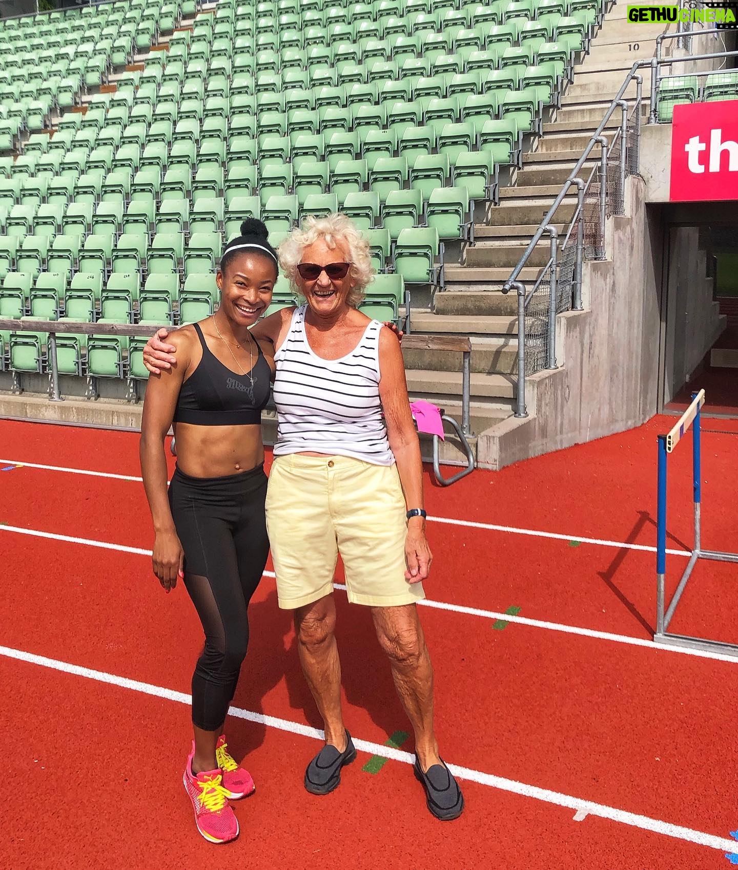 Ezinne Okparaebo - 1.9K Likes - My first coach, Unni Helland 👑😍. She is the reason why I came back to Track in my youth. Many years has passed, but Unni is there whenever I need her. She coached and assisted me today, and it’s probably one of the best sessions I’ve had in a while 💕💪🏾.