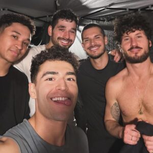 Ezra Sosa Instagram - we made it to tour you guys 🥹🫶🏻 @dwtstourofficial #dwts