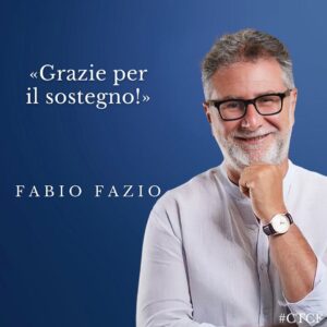 Fabio Fazio Instagram - 500 mila volte grazie. Siete già in mezzo milione su tutti i nostri social. Grazie per tutto il sostegno 🙏🏼