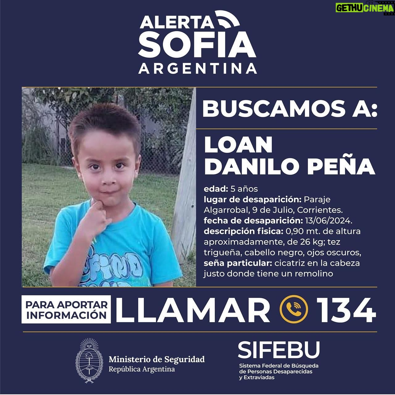 Facundo Arana - 10.8K Likes - El Hijo de Uno, es Hijo de Todos. El mundo debería detenerse ante la desaparición de un Niño.. Buscamos a Loan. Que no Gane la Impunidad.