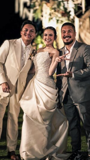 Fadi Iskandar Instagram - Congratulations on your wedding, Iky & Lini 
@rizkyfbian @mahaliniraharja 
Cheers to love, laughter, and a lifetime of happiness. 
Selamat Bermuara ❤️