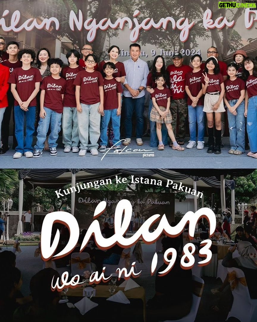 Fajar Bustomi - 871 Likes - Setelah tiba dibandung dengan naik #Whoosh @lifeatkcic dan sebelum memulai acara Festival & Gala Premiere kemarin, tim dan pemain menyempatkan bersilaturahmi ke Istana Pakuan, kami ucapkan terimakasih banyak atas sambutan yang hangat oleh Bpk @bey.machmudin dan tim 🤗🙏
Film #𝘿𝙄𝙇𝘼𝙉𝟭𝟵𝟴𝟯𝙒𝙊𝘼𝙄𝙉𝙄💛
Tayang 𝟭𝟯 𝙅𝙐𝙉𝙄 𝟮𝟬𝟮𝟰 𝘿𝙄 𝘽𝙄𝙊𝙎𝙆𝙊𝙋! 🎬
@adhiyat7 @maleaemma @muzakki.ramdhan @keanuazka08 @cleo_hn115 @shaniadiva.idolacilik @ferdy_fas @zayyansakha @sulthanhamonangan @graciellaabigail @jonathanalvaro.s @quentin_stanislavski_kusnandar @queen.lubiss @annisahertami @fajarbustomi @bucek @irawbw @queen.lubiss @daanaria @er1ca @aphang_alimsudio