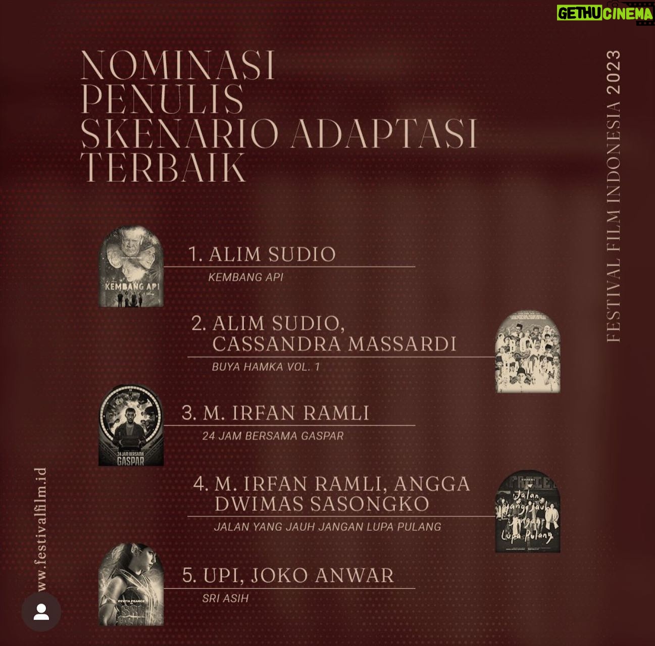 Fajar Bustomi - 294 Likes - Alhamdulillah segala puji bagi Allah. Film Buya Hamka vol 1 mendapatkan beberapa nominasi festival film indonesia. Selamat buat Para sahabat berkarya terima kasih untuk kesabaran dan ketekunannya dalam membuat film Buya Hamka. Doa terbaik untuk teman2 semua semoga selalu bagia dan selalu dalam kebaikan. Terim kasih @falconpictures_ @starvisionplus Pak @hbnaveen Pak @chandparwez Bu @er1ca yg sudah mau membuat Film Buya Hamka. Terima kasih untuk keluarga besar @buya_hamka_official dan @muipusat yg telah mendukung film Buya Hamka dan buat yg sudah menonton film Buya Hamka Vol 1 terima kasih banyak Dukungannya. Kini saat nya menyiapkan film Buya Hamka Vol 2 yg lebih baik untuk teman2 tonton dibioskop dengan orang tersayang. Doakan yah sahabat 🙏