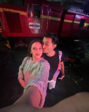 Farid Kamil Instagram - Back to our dating spot for our Anniversary 💘