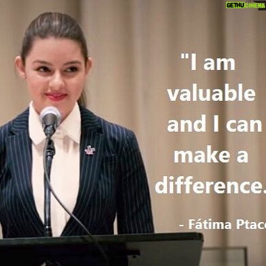 Fatima Ptacek - 1.4K Likes - One of my fondest memories ever was speaking before the @UnitedNations on behalf of @unwomen and @HeForShe on #InternationalWomensDay to share the message with girls everywhere that we are valuable and can make a difference ✊
...the fight for #GenderEquality continues today! #IWD2019