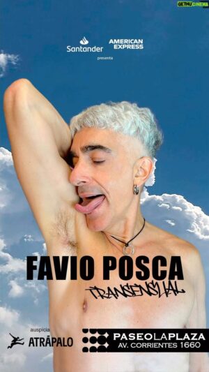 Favio Posca Instagram - Dicen que vuelve Posca... pero Posca nunca se fue ⚡
️
¡Llega Transensual, el nuevo show de @favioposca! 
Una experiencia. Una fiesta sonora y sensorial. Cercana, impactante, como nunca antes hemos disfrutado 🎉

📌 Estreno: 2 de agosto - 21:45 hs

🎟 Ya podes conseguir tus entradas en @plateanet o en la boletería del teatro