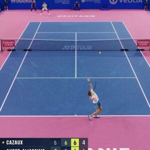 Félix Auger Aliassime Instagram - WHAT A MATCH 🤯 @felixaliassime defeats Cazaux in a thriller!
.
#tennis #tennistv #atptour #augeraliassime #cazaux #osdf24