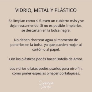 Fernanda Neil Instagram - Como estamos a fin de un año complicado 🥴, evidentemente mi neurona colapso 🤯 y no grabé el IG Live que hicimos con la Lic. en Quimica Ambiental Ivana García de @cienciaverde.arg 
.
♻️Por este motivo, subo una hermosas placas que ella tiene en su cuenta, con información valiosa! 
.
🤔Si algún material te genera duda, siempre separalo, que los recolectores se encargarán de  encontrarles un destino!
.
🌎Y aquí dejo una frase que aprendí de estos Seres guardianes del Planeta:
🌿El mejor residuo es el que no se genera!!
.
Gracias Ivana por tu tiempo y tu saber. Mil disculpas por mi torpeza!!! 🤦🏻‍♀️ Pero ya quedamos que nos vamos a volver a encontrar, para seguir aprendiendo!!!
.
Fuente: @cienciaverde.arg