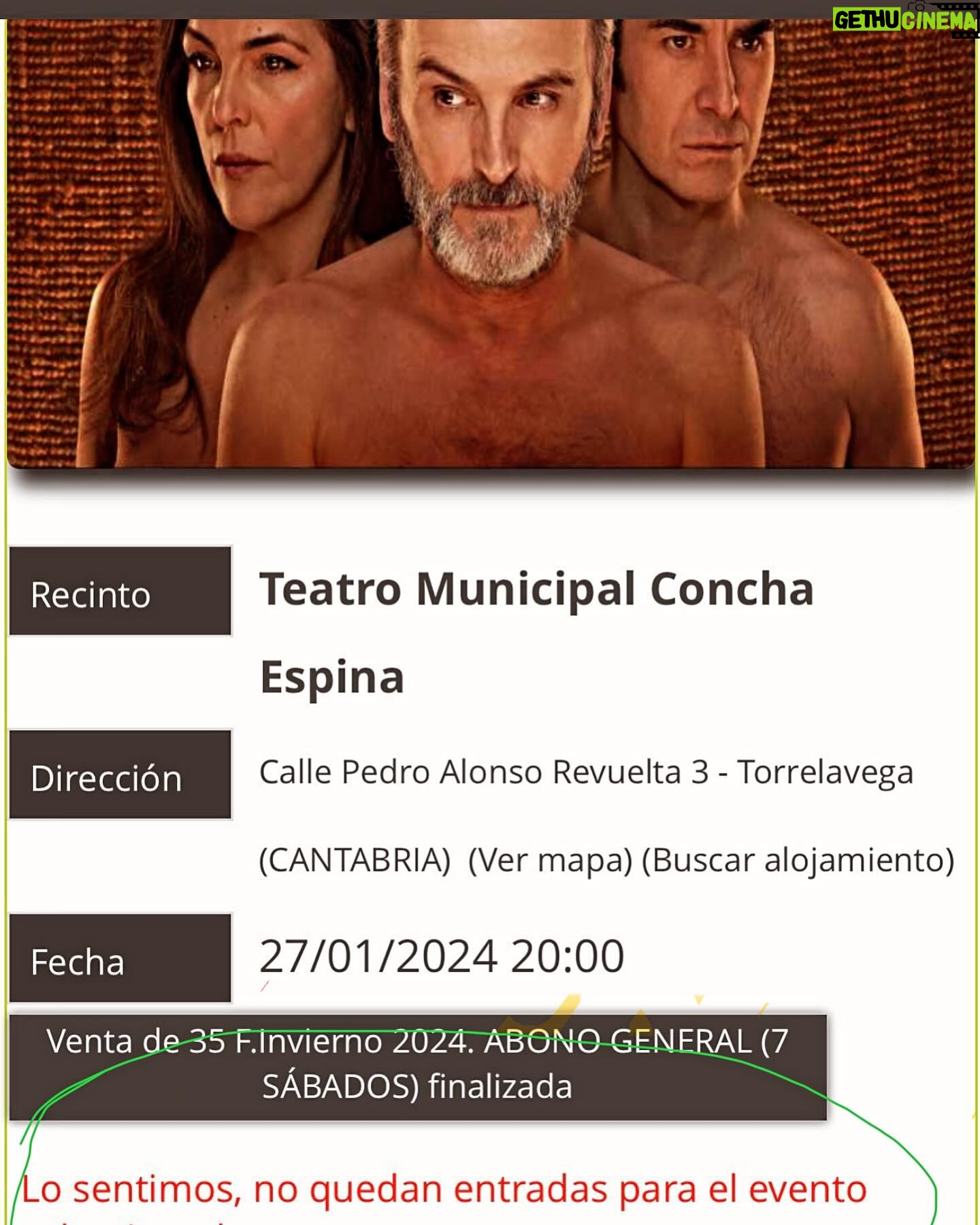 Fernando Tejero - 5.9K Likes - Seguimos de gira
Hoy Torrelavega (Cantabria)
Nos reciben con entradas agotadas
Gracias ❤️❤️🎭🎭
#teatro #girateatro #caminoalzoo #albee #lotuyoespuroteatro #cantabria #torrelavega