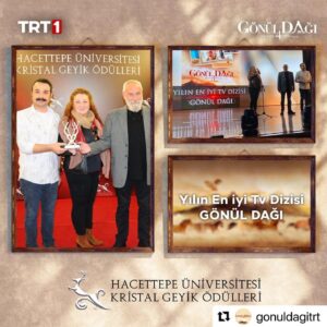 Feyza Işık Instagram - #Repost @gonuldagitrt with @use.repost
・・・
Hacettepe Üniversitesi Kristal Geyik Ödülleri'nde “Yılın En İyi Tv Dizisi” ödülünü kazandık 🎉
Bizleri bu ödüle layık gören herkese gönülden teşekkür ederiz ⛰

#GönülDağı @trt1