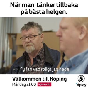 Filip Hammar Instagram - Ibland gråter jag en skvätt när jag tänker på att min älskade syster @linda_hammar och hennes fantastiska vänner har en plats i bruset. För att de förtjänar det, för att de bjuder på fler insikter och skratt än oss andra som flimrar förbi på TV. Men också för att det är livsviktigt att påminnas om hur magiskt färgrik vår värld är och att alla individer förtjänar att bli sedda och tagna på allvar. Det kan låta självklart. Men det är det fan inte! Serien heter ”Välkommen till Köping” och sänds på Kanal 5 på måndagar klockan 21. Men du kan lika gärna titta redan nu, på Dplay. Registrera dig och du får du en månads abonnemang gratis. Använd koden #valkommentillkoping. Och som en bra, fin lök på laxen kan du om en liten stund se dem i @nyhetsmorgon på TV4. Missa inte det. Puss och kram.