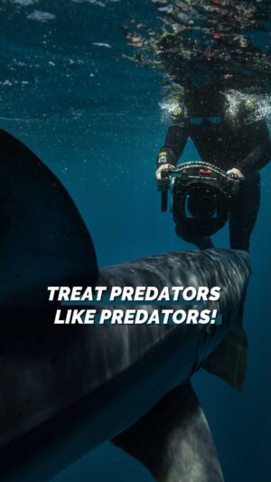 Filipe DeAndrade Instagram - Now try to hold your grounds with a predator in the water & a camera at the same time. 💥 If you ever wondered what it takes to get these shots… 

📍 Nat Geo Live @natgeo 

#StayWild