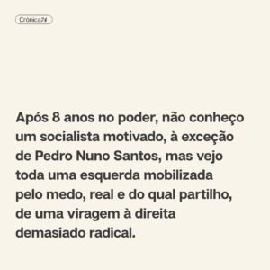 Filipe Vargas Instagram - Esta e a próxima crónica terão como pano de fundo as eleições que se avizinham. Numa conversa pública, Manuela Carmena disse que as pessoas não estão nem aí para o que dizem os políticos, não podia concordar mais com ela. A ideia que nos fica é que a maioria dos políticos deixou de ter um pé no mundo real. Vemos congressos, discursos inflamados, troca de cadeiras, vitórias pessoais e tudo isto nos parece um episódio mau de House of Cards.

Crónica de @filipevargas. 
➡️ Lê tudo em setentaequatro.pt